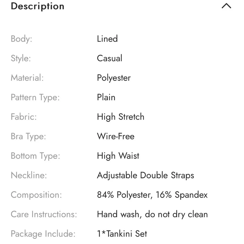 Women’s Long Torso Tankini Swimsuit! - Picture 9 of 10